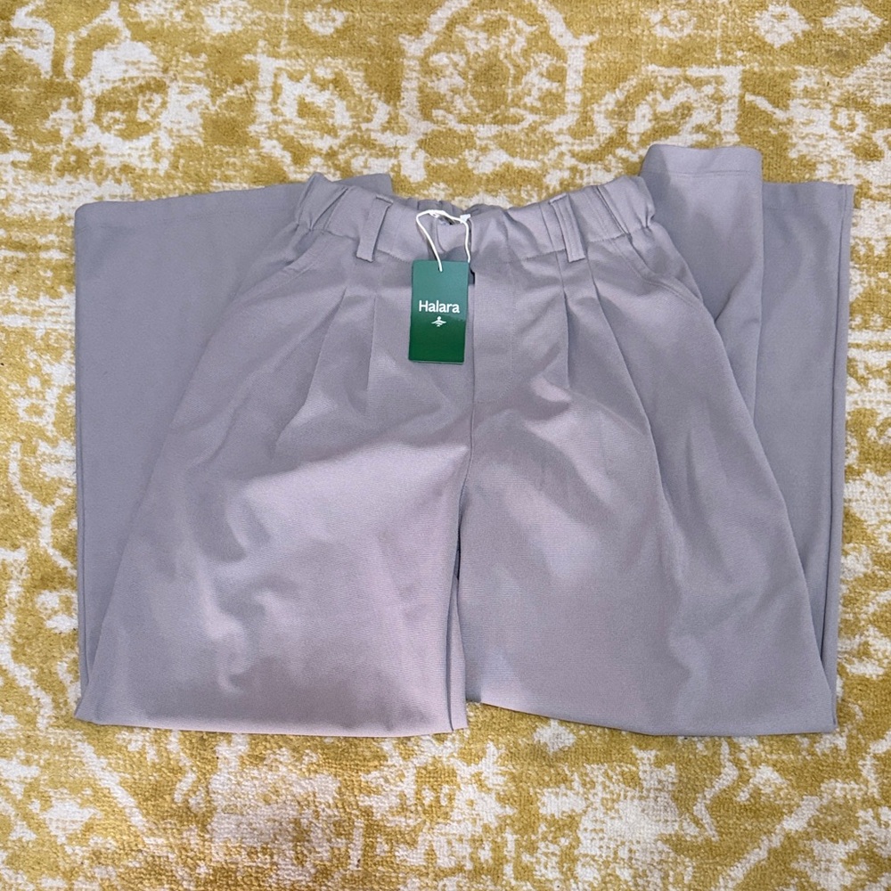 HALARA Men's Light Gray Dress Pants